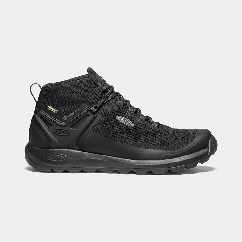 Keen Citizen Evo Mid Waterproof Mens Boots Black Online (9451-DSUAI)